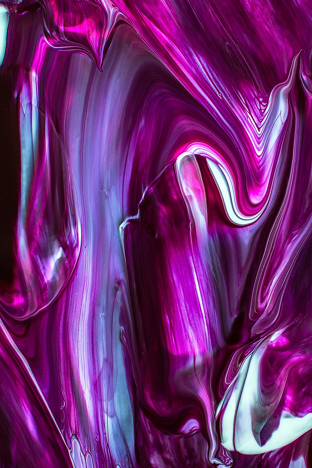 Abstract painting with layered shapes and warm colours