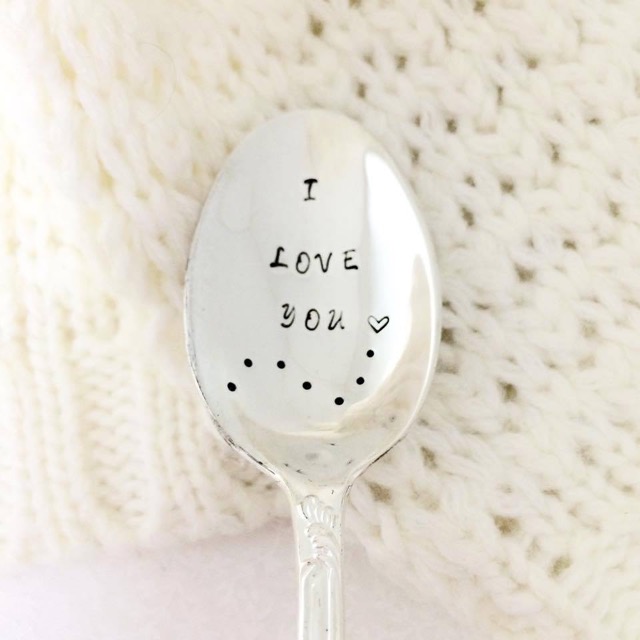 Hand Stamped Spoon