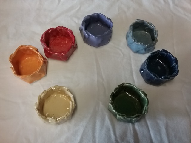 Candle Bowls - Seven Colours